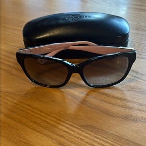 Coach Cortney Black and Pink Sunglasses